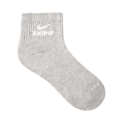 NikeSKIMS ACCESSORIES DRI-FIT™ QUARTER CREW SOCK 3-PACK | BUBBLE GUM MULTI