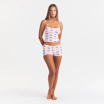 SKIMS SLEEP CAMI SET | PEONY BUTTERFLY PRINT