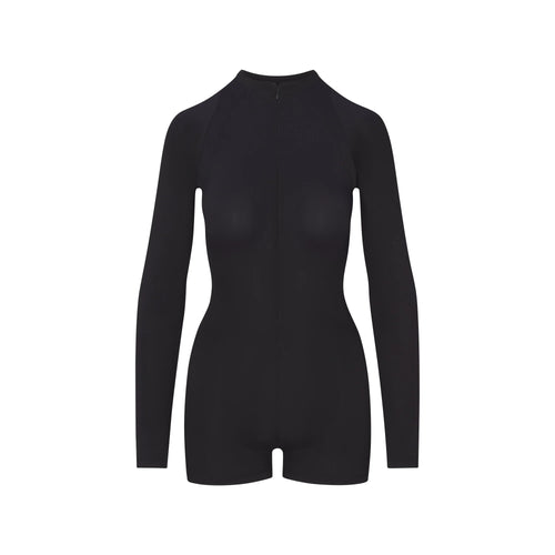 NikeSKIMS AIRY LONG SLEEVE ONE PIECE | OBSIDIAN