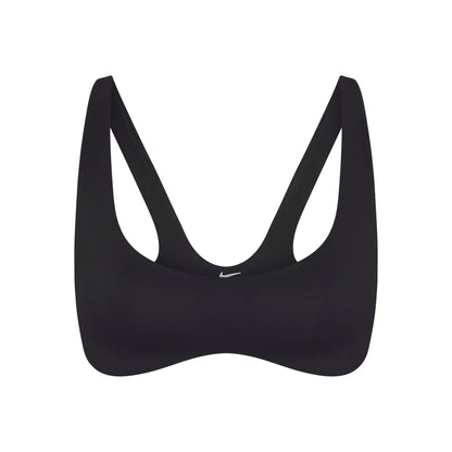 NikeSKIMS MATTE SHAPING SCOOP BRA | OBSIDIAN