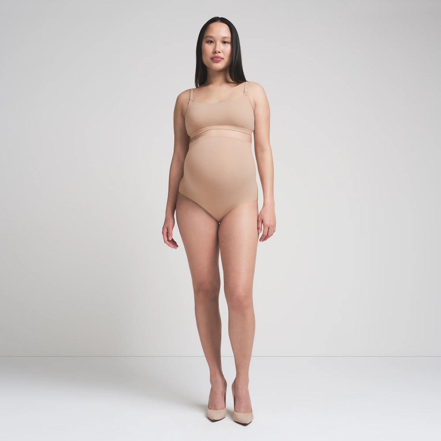 FITS EVERYBODY MATERNITY NURSING SCOOP BRALETTE | CLAY