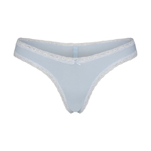 LIGHTWEIGHT COTTON LACE THONG | AIRSPACE