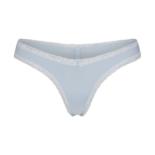 LIGHTWEIGHT COTTON LACE THONG | AIRSPACE