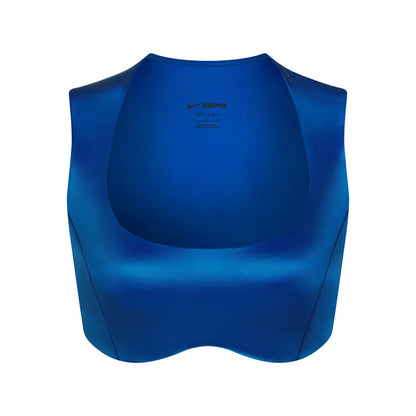 NikeSKIMS SATIN SHINE WIDE SCOOP BRA | COBALT