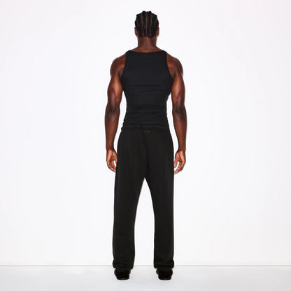 FLEECE LOUNGE MENS RELAXED JOGGER | WASHED ONYX