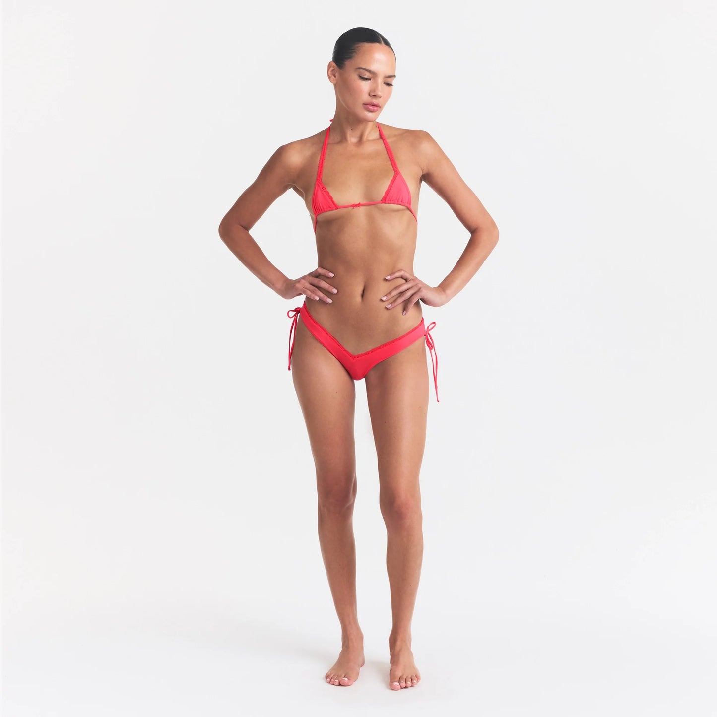 FITS EVERYBODY LACE MICRO BRALETTE | ULTRA PINK