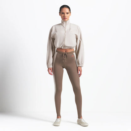NikeSKIMS WOVEN NYLON CROP JACKET | STONE