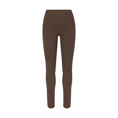 NikeSKIMS MATTE CORSET 26" LEGGING | DARK SEPIA