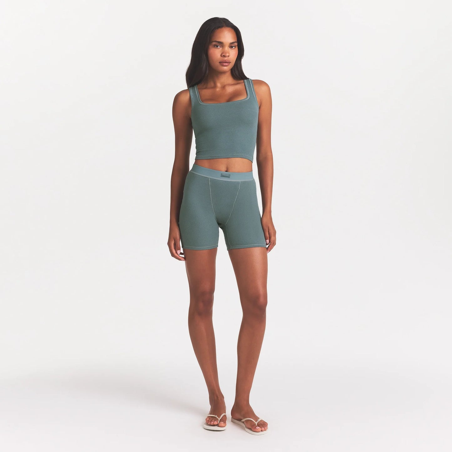 COTTON RIB TANK | KYANITE