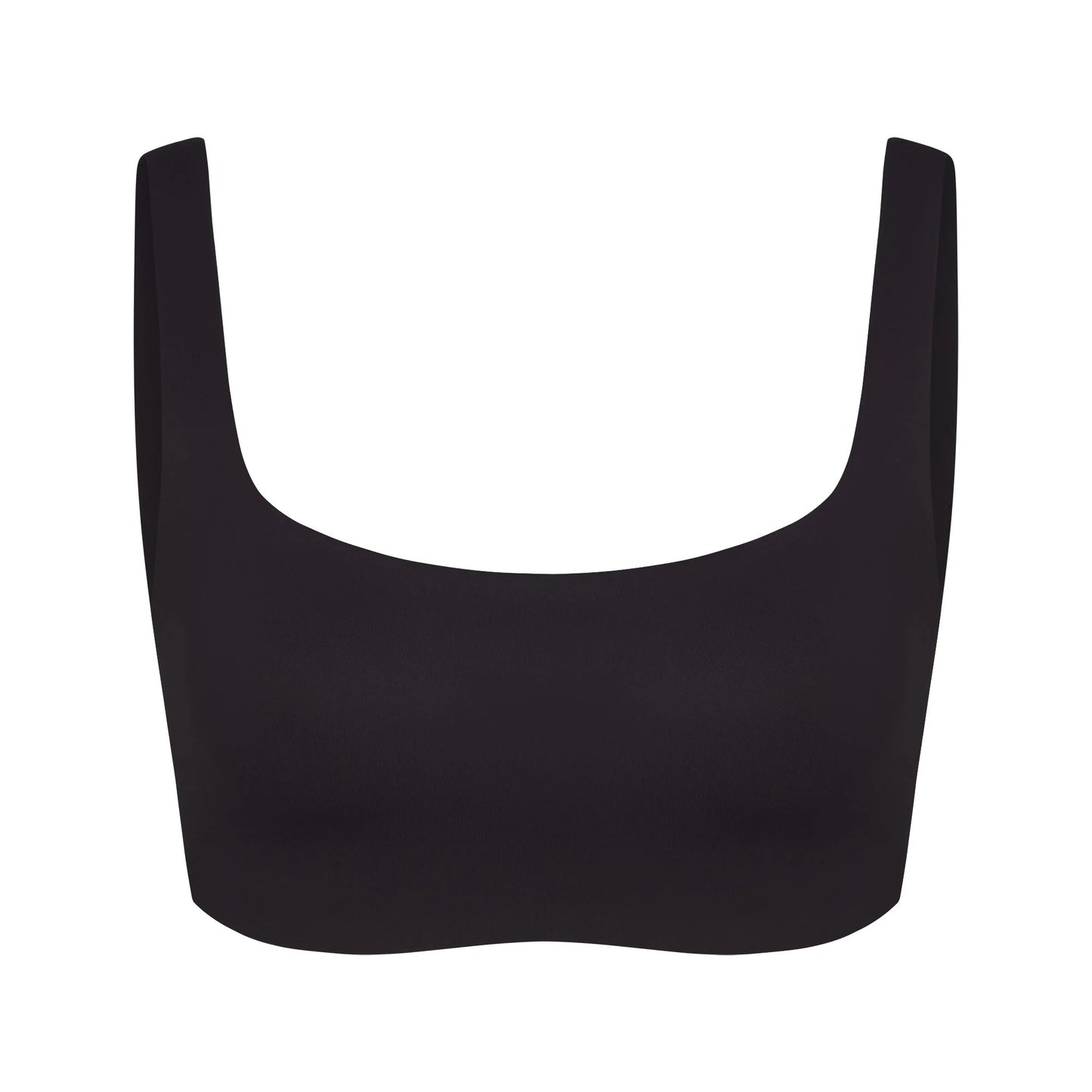 NikeSKIMS MATTE SCOOP NECK BRA | OBSIDIAN