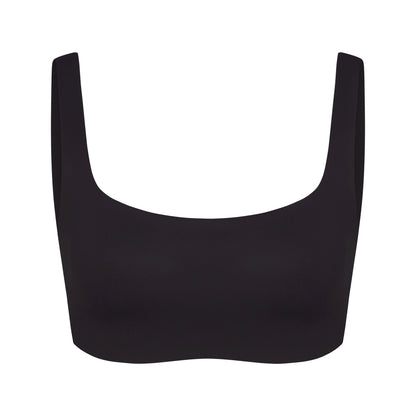 NikeSKIMS MATTE SCOOP NECK BRA | OBSIDIAN