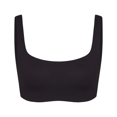 NikeSKIMS MATTE SCOOP NECK BRA | OBSIDIAN