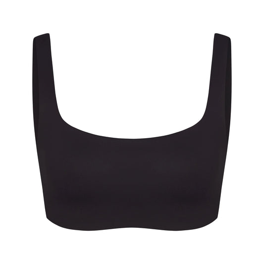 NikeSKIMS MATTE SCOOP NECK BRA | OBSIDIAN