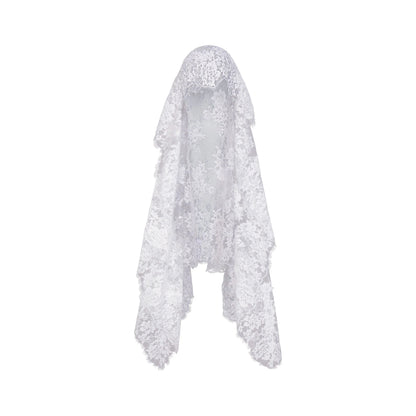 SKIMS LACE VEIL | SNOW