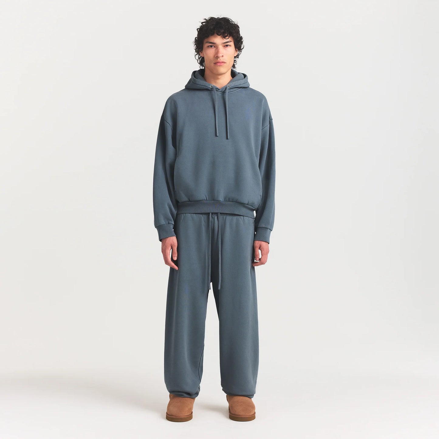HEAVYWEIGHT FLEECE MENS HOODIE | KYANITE