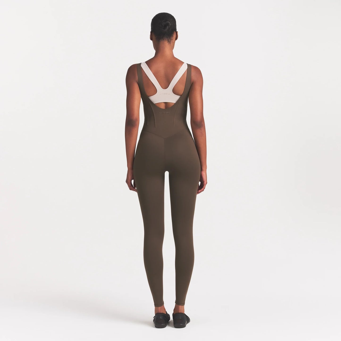NikeSKIMS MATTE CORSET 29" ONE PIECE | DARK SEPIA