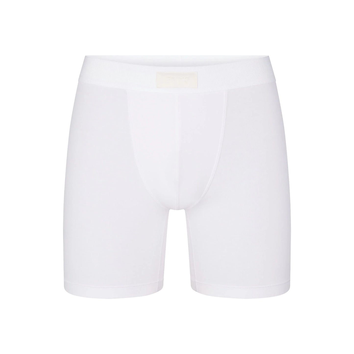 SKIMS COTTON MENS 5" BOXER BRIEF | CHALK