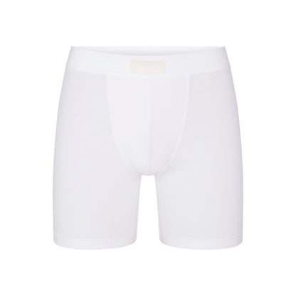 SKIMS COTTON MENS 5" BOXER BRIEF | CHALK