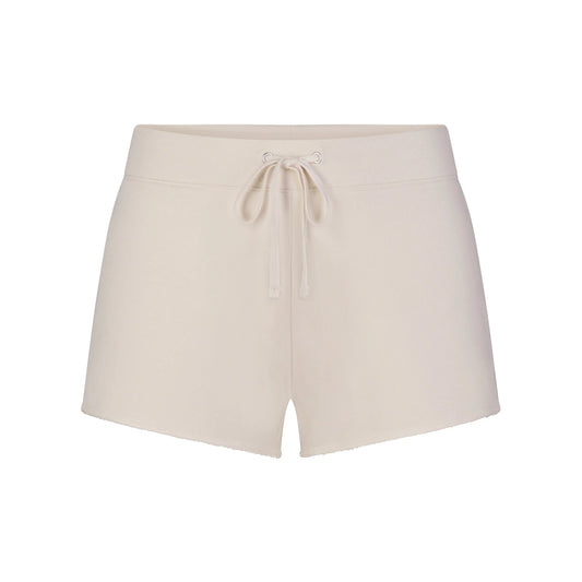 DRAPEY FRENCH TERRY SHORT | BUFF