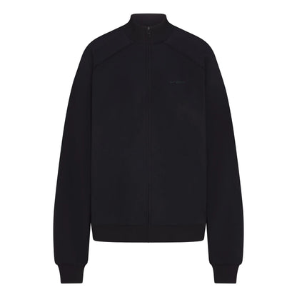 NikeSKIMS MATTE TRICOT OVERSIZED TRACK JACKET | OBSIDIAN