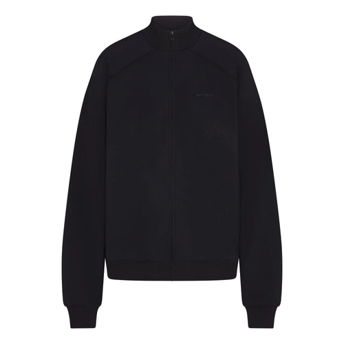 NikeSKIMS MATTE TRICOT OVERSIZED TRACK JACKET | OBSIDIAN