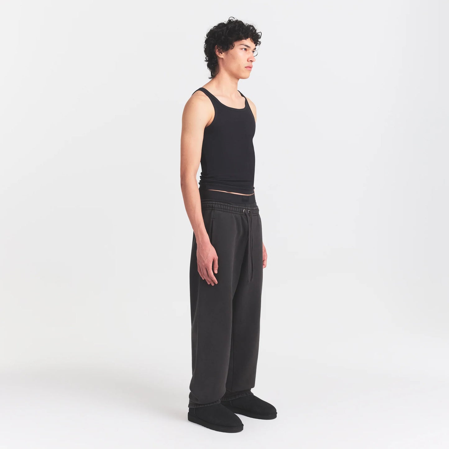 HEAVYWEIGHT FLEECE MENS JOGGER | WASHED ONYX
