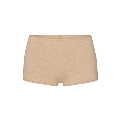 EVERYDAY COTTON BOY SHORT | CLAY HEATHER