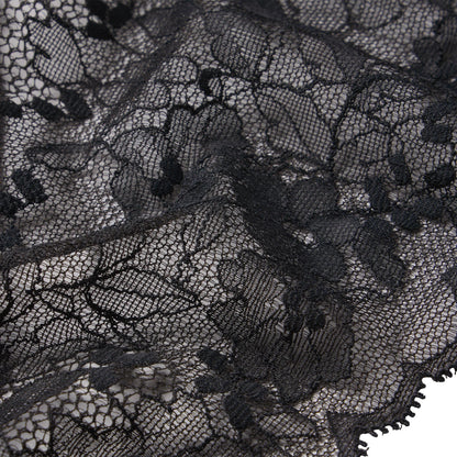 SKIMS LACE THONG | ONYX