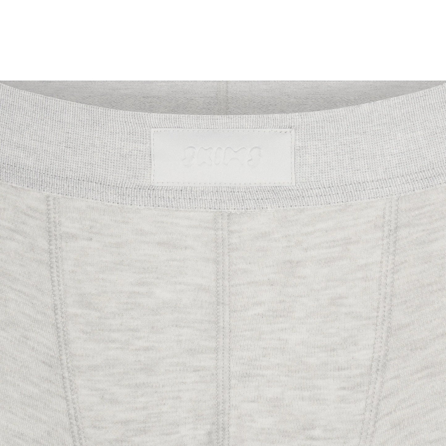 SKIMS COTTON MENS 3" BOXER BRIEF | LIGHT HEATHER GREY