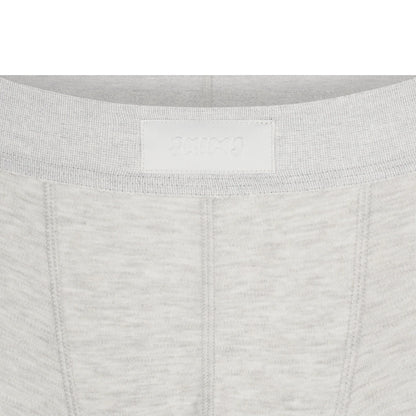 SKIMS COTTON MENS 3" BOXER BRIEF | LIGHT HEATHER GREY