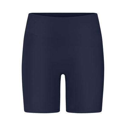 NikeSKIMS SHINE BONDED WAIST 5" BIKER SHORT | NAVY