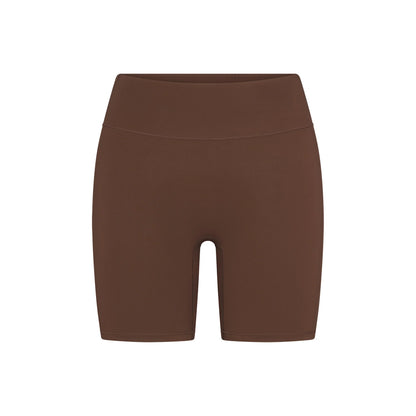NikeSKIMS MATTE 5" BIKER SHORT | DARK SEPIA
