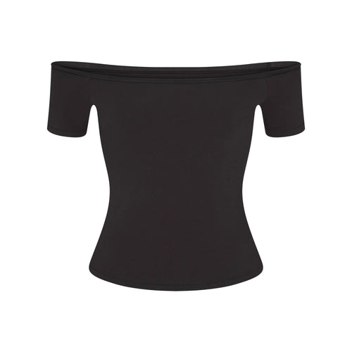 COTTON JERSEY OFF THE SHOULDER TOP | SOOT