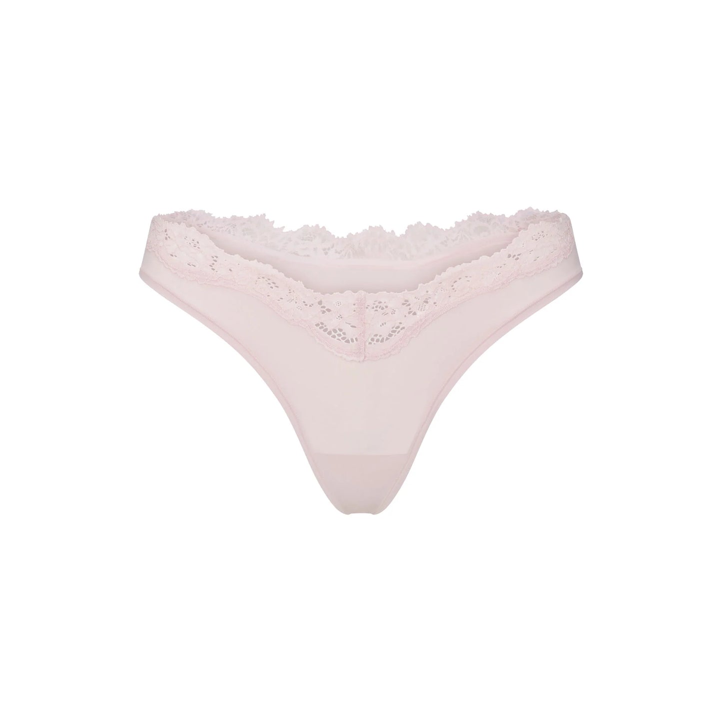 FITS EVERYBODY LACE DIPPED THONG 5-PACK | IVORY PEARL BOW MULTI