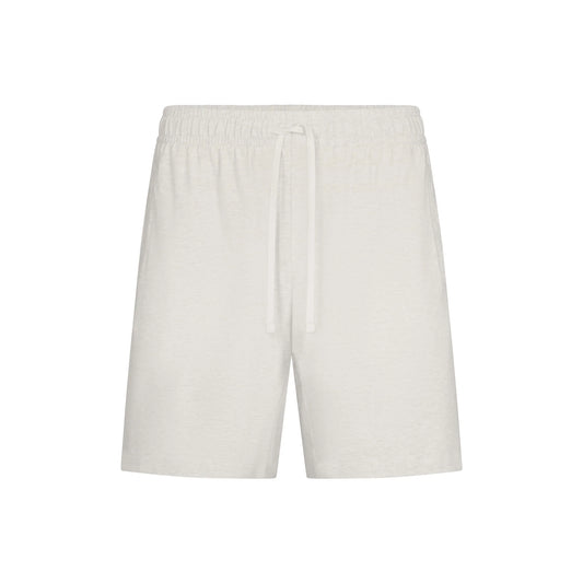 JERSEY LOUNGE MENS RELAXED SHORT | CHALK HEATHER
