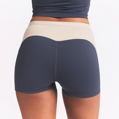 NikeSKIMS MATTE SHINE MIX 2" SHORT | DEEP ROYAL AND STONE