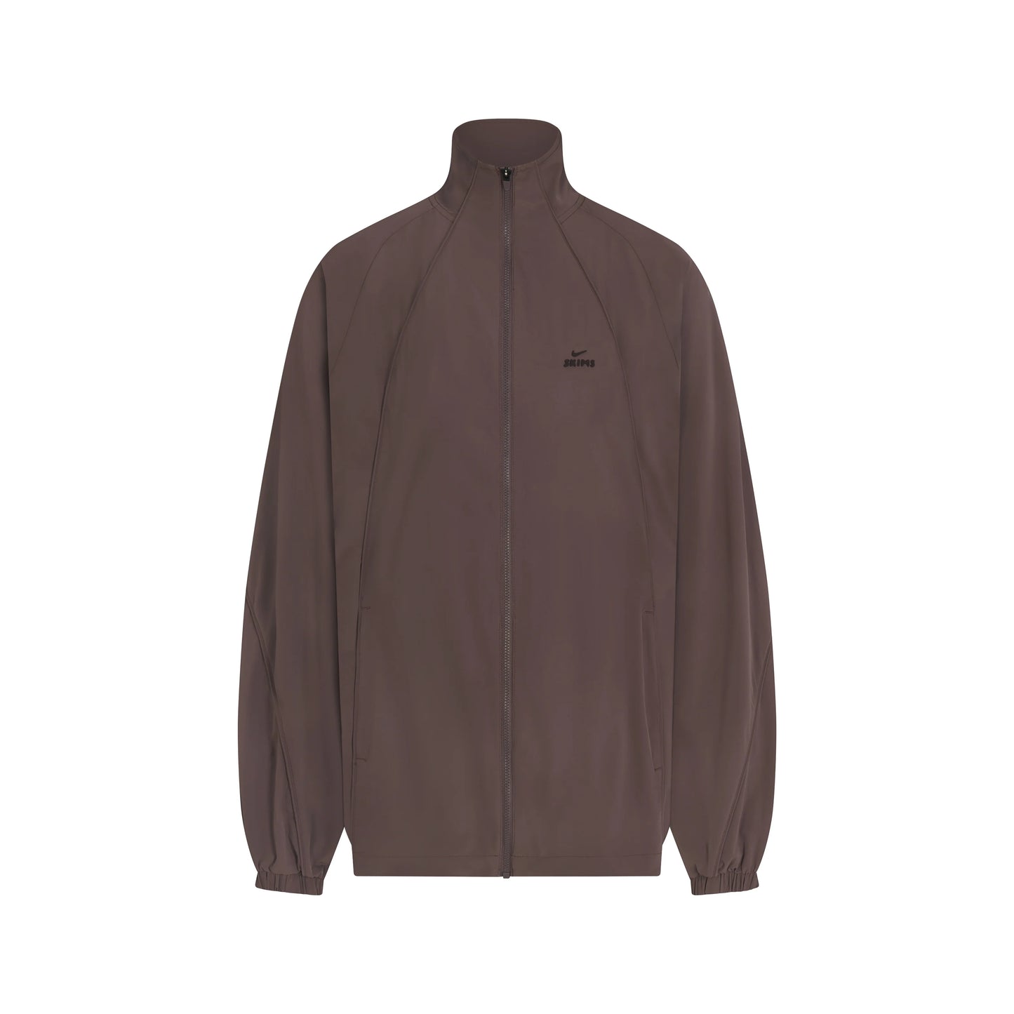 NikeSKIMS STRETCH NYLON OVERSIZED TRACK JACKET | RESIN