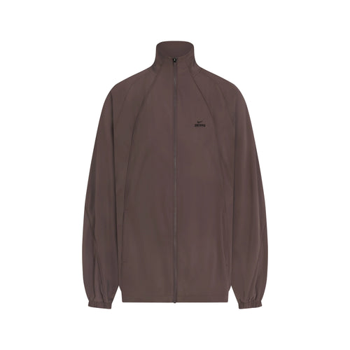 NikeSKIMS STRETCH NYLON OVERSIZED TRACK JACKET | RESIN