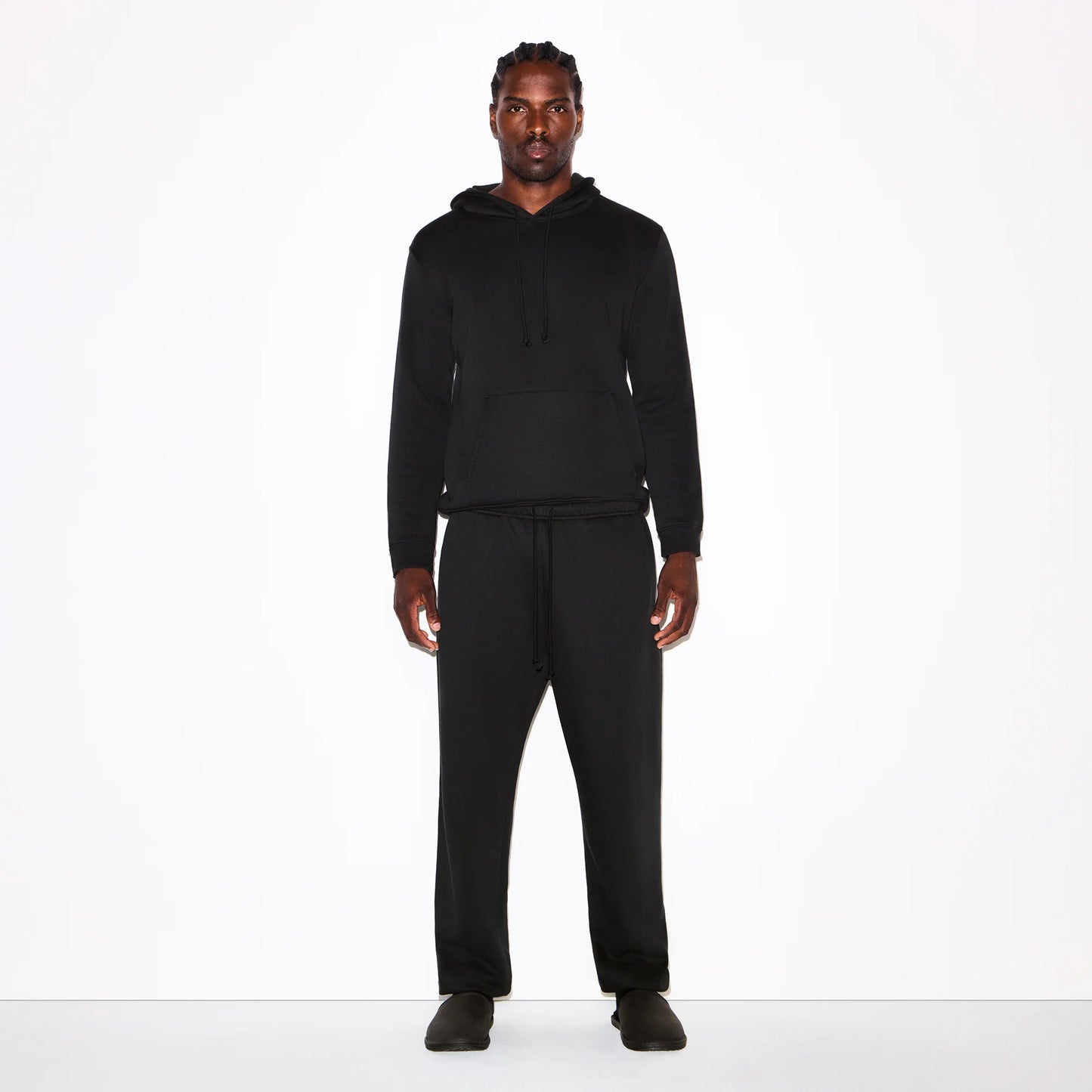 FLEECE LOUNGE MENS RELAXED JOGGER | WASHED ONYX
