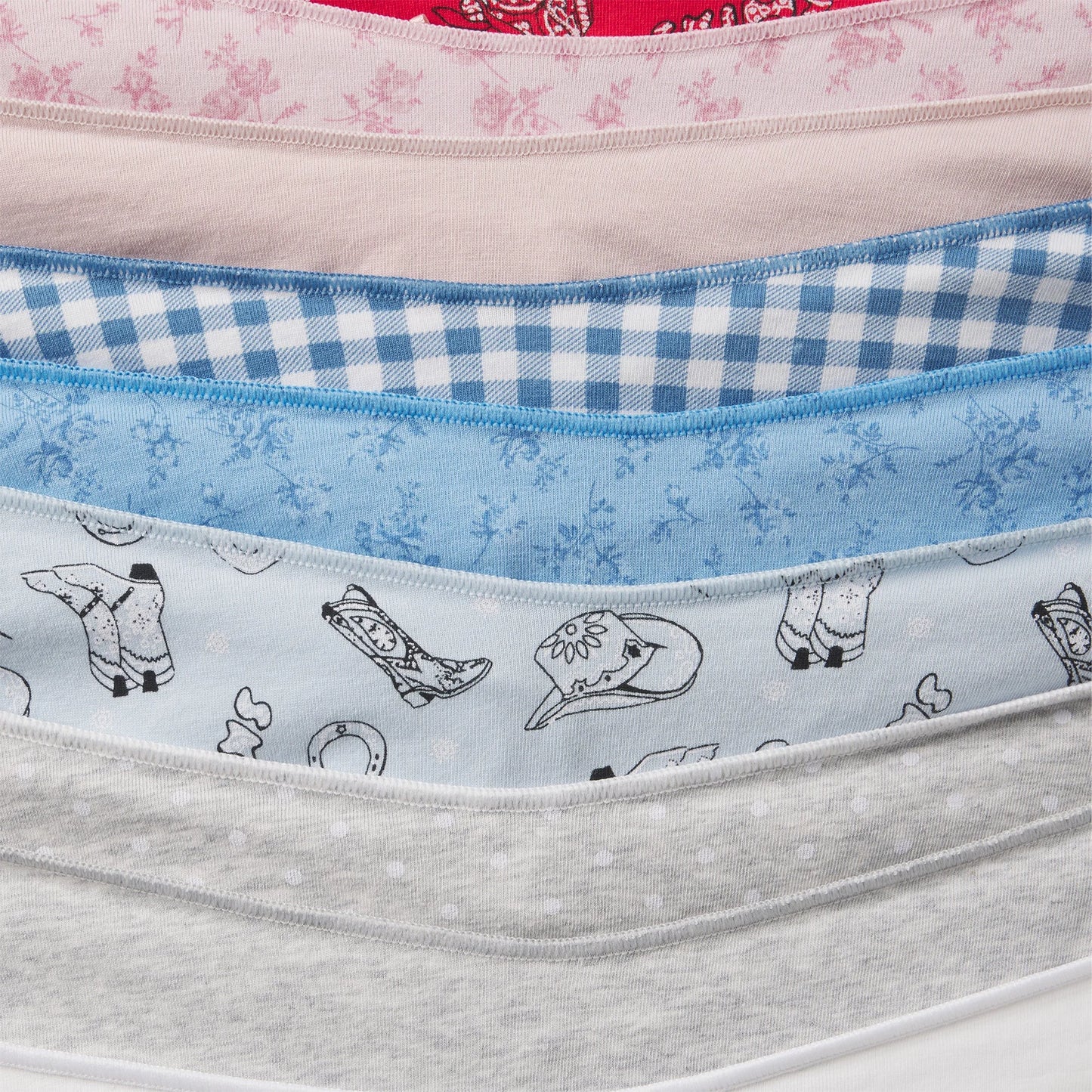 LIGHTWEIGHT COTTON THONG 10-PACK | DAINTY FLORAL MULTI