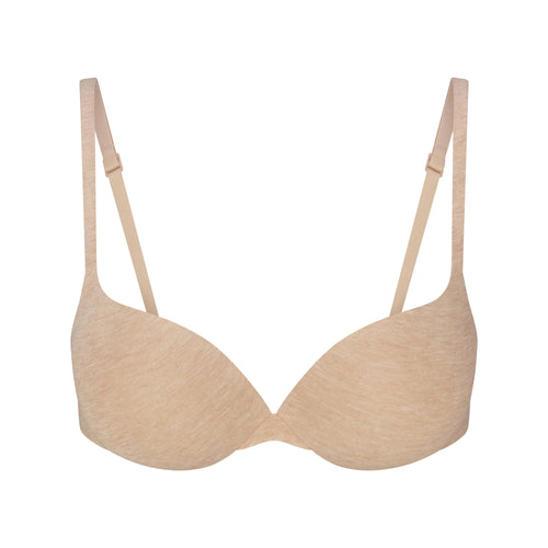 EVERYDAY COTTON ULTIMATE TEARDROP PUSH-UP BRA | CLAY HEATHER