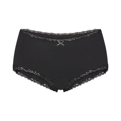 LIGHTWEIGHT COTTON LACE BOY SHORT | SOOT