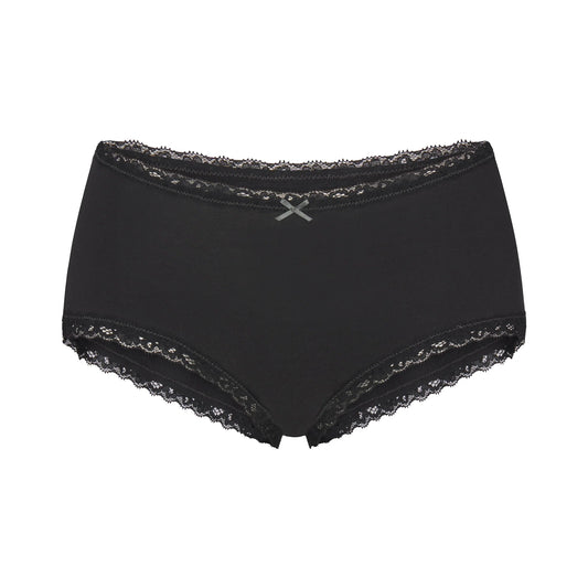 LIGHTWEIGHT COTTON LACE BOY SHORT | SOOT