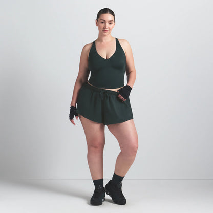 NikeSKIMS SHINE V-NECK TANK | DARK TEAL