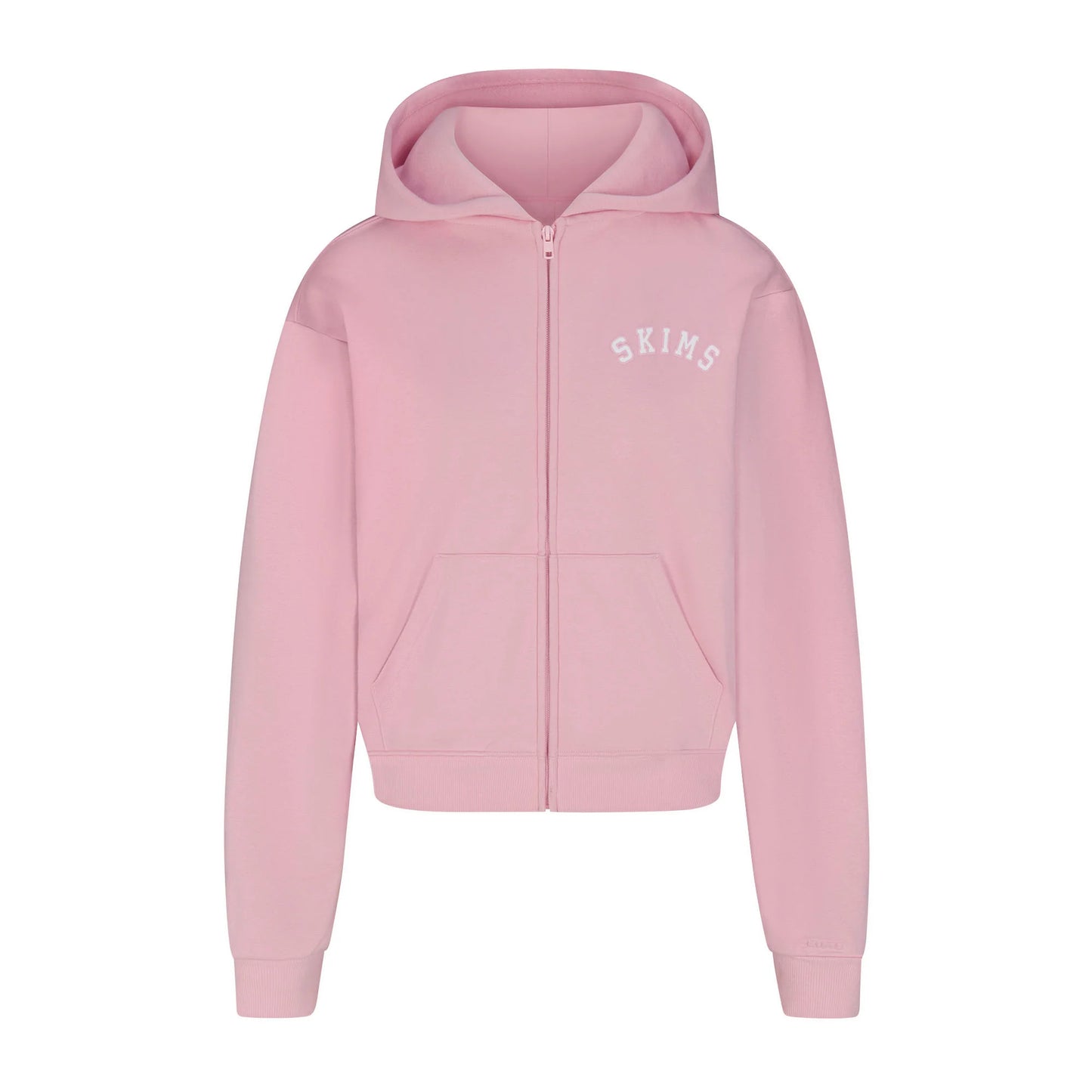 COTTON FLEECE LOGO CLASSIC ZIP UP HOODIE | HALITE WITH SNOW LOGO