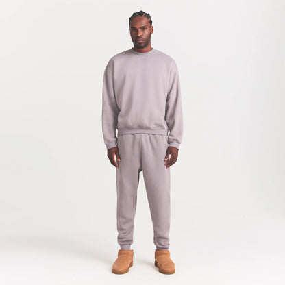 FLEECE LOUNGE MENS TAPERED JOGGER | SHADOW