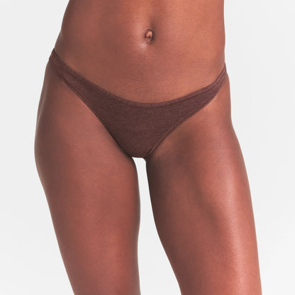 EVERYDAY COTTON BIKINI | COCOA HEATHER