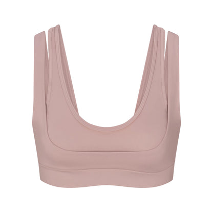 NikeSKIMS MATTE DOUBLE STRAP SCOOP BRA | HIMALAYAN