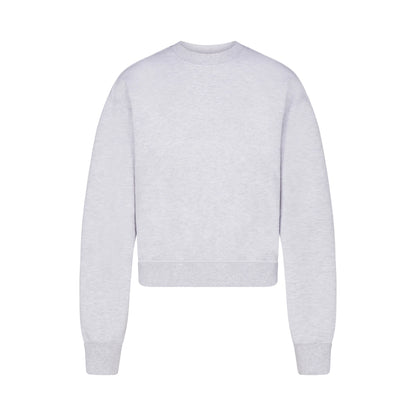 COTTON FLEECE CLASSIC CREWNECK | LIGHT HEATHER GREY