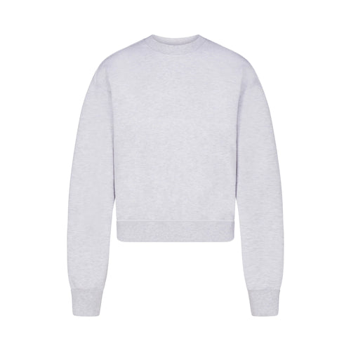 COTTON FLEECE CLASSIC CREWNECK | LIGHT HEATHER GREY